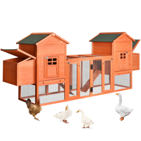 124 Inch Large Hen Cage Rabbit House With Ventilation Door