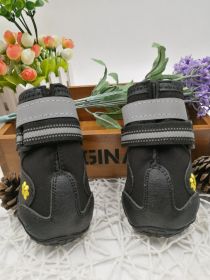 Pet shoes wear dog shoes (Option: black-2)