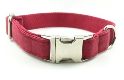 Pet Traction Collar Dog Collar (Option: Red-L)